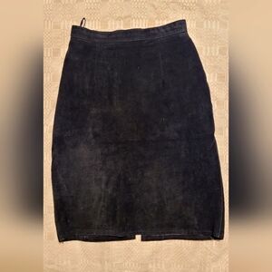 Vintage Reitmans Suede Skirt